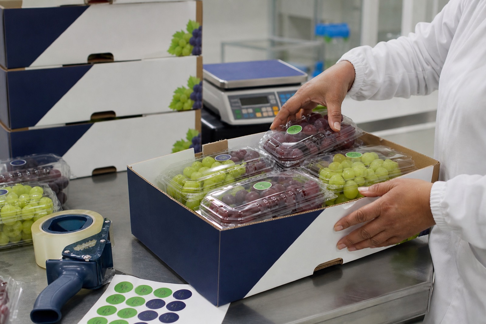 Fruit packing line
